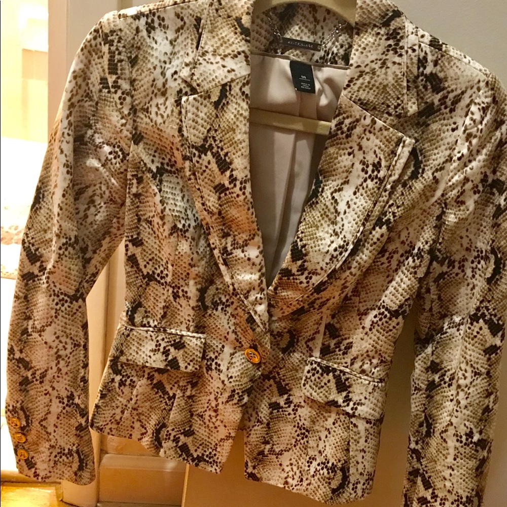 Leopard print jacket